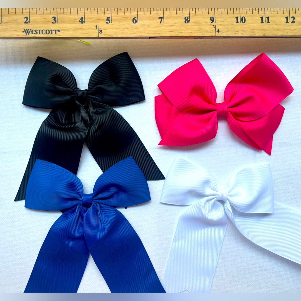 Removable and changeable bows for Bermuda bags- Black, Pink, Blue, White